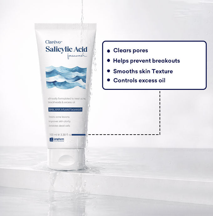 Jenpharm Clarevo Salicylic Acid Facewash